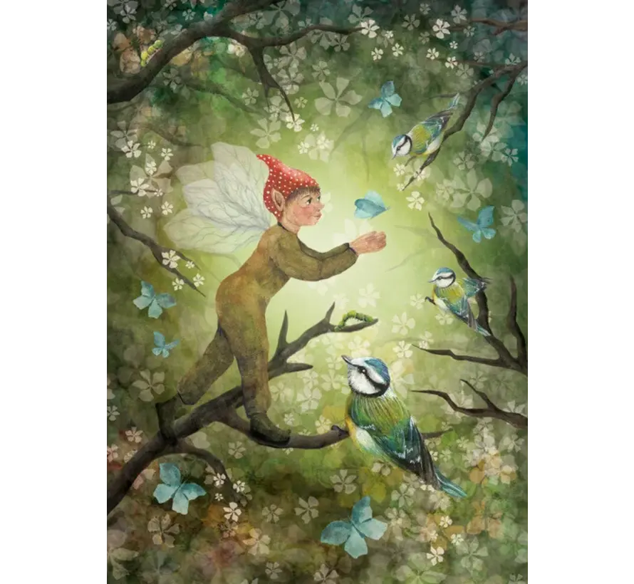 Postkaart Spring Forest Fairy