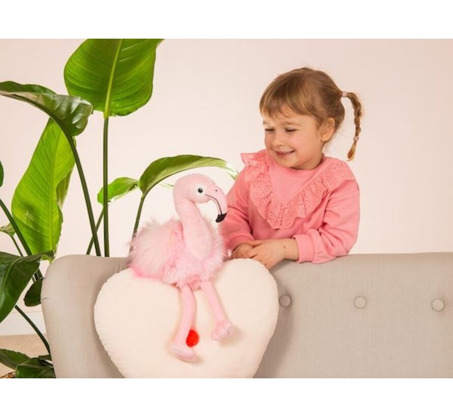 Soft Toy Flamingo Flora 35cm