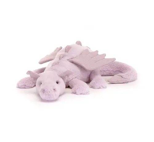 Jellycat Soft Toy Lavender Dragon Medium