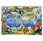 Puzzel Hout Animal Kingdom Map 1010pcs