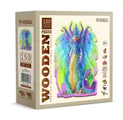 Wooden City Puzzel Hout Magnificent Dragon 150pcs