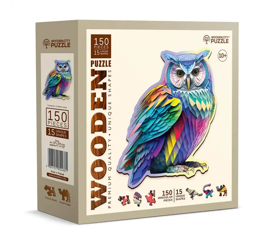 Puzzel Hout Trendy Owl 150pcs