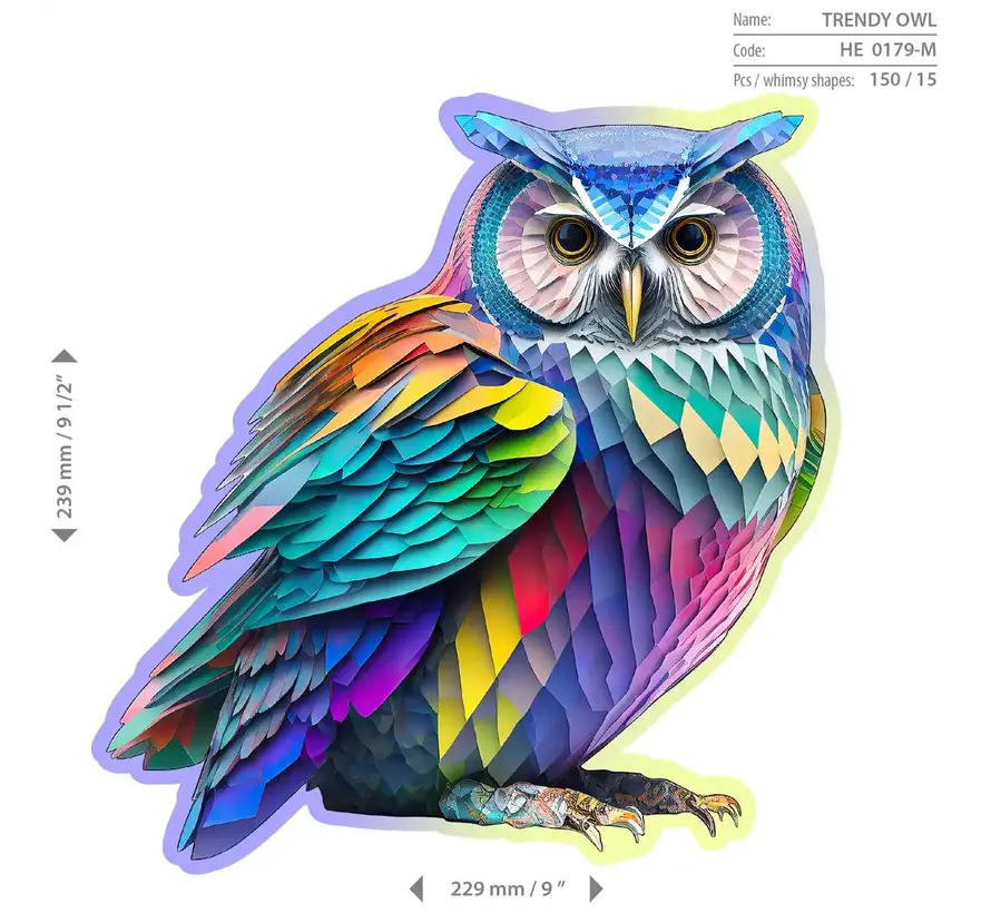 Puzzel Hout Trendy Owl 150pcs