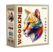 Wooden City Puzzel Hout Gaudy Cougar 150pcs