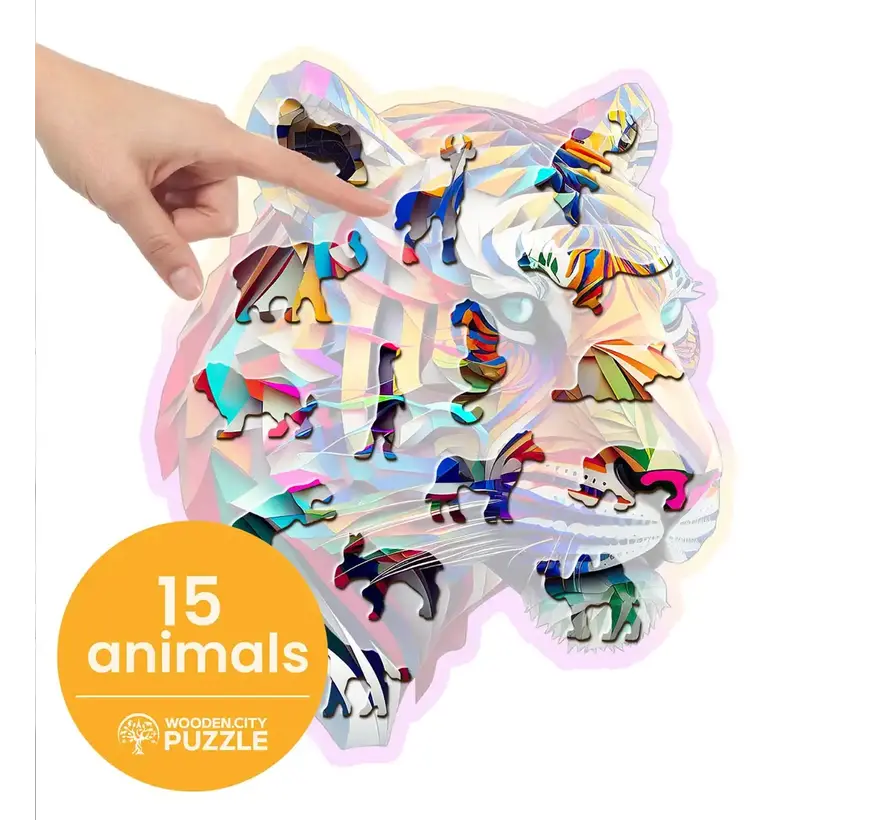 Puzzel Hout Tiger 150pcs