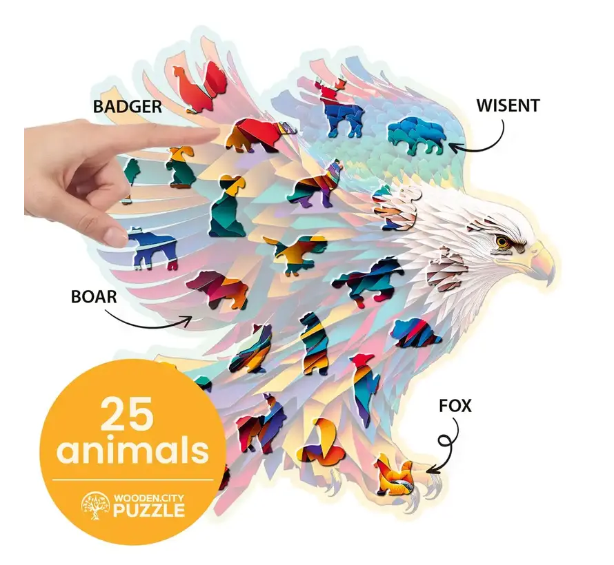 Puzzel Hout Bright Eagle 250pcs