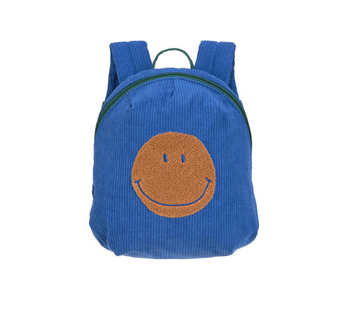 Lässig Tiny Backpack Cord Little Gang Smile Blue
