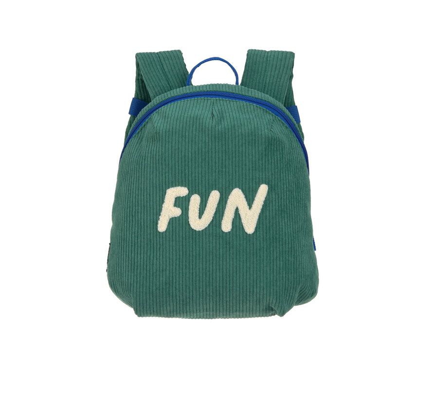Tiny Backpack Cord Little Gang Fun Ocean Green