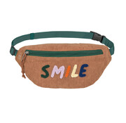 Lässig Mini Bum Bag Cord Little Gang Smile Caramel