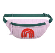 Lässig Mini Bum Bag Cord Little Gang Rainbow Lilac