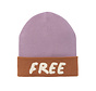 Merino Beanie Little Gang Free Caramel/Lilac