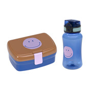 Lässig Lunchbox + Drinking Bottle Caramel Blue