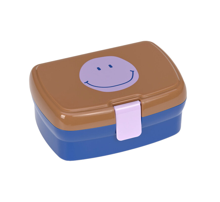 Lunchbox en Drinkbeker Caramel Blauw