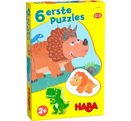 Haba 6 Eerste Puzzels Dino's