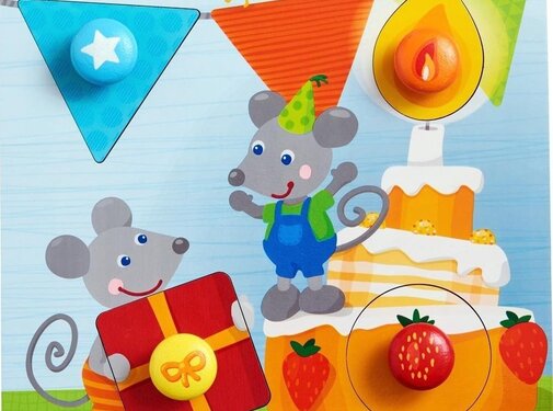 Haba Inlegpuzzel Muizenfeest