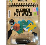 Image Books Kleuren met water Dino's