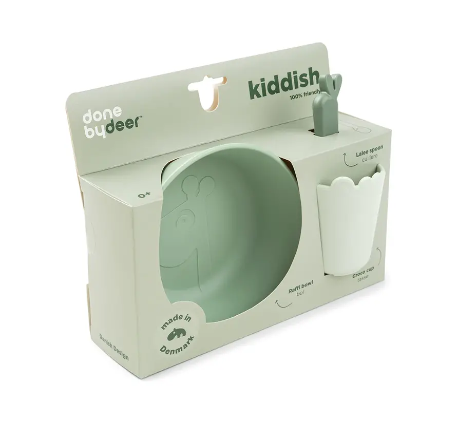 Kinderservies First Meal set Green