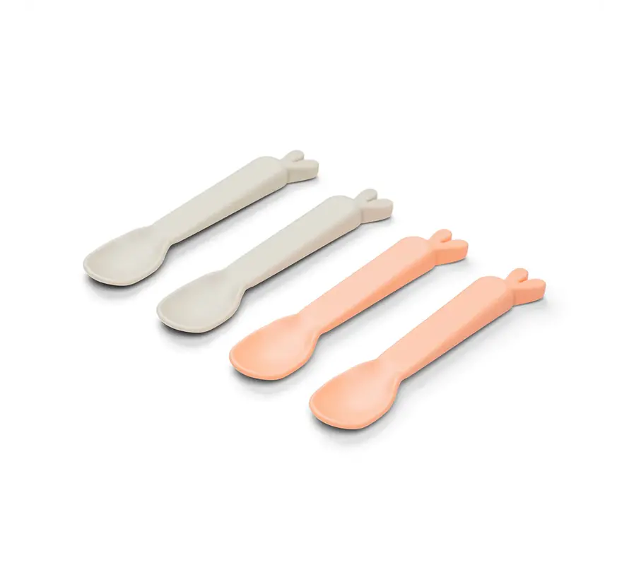 Kiddish spoon 4-pack Lalee Sand/Coral