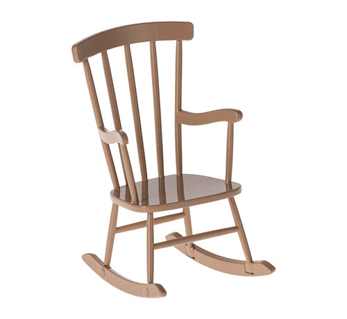 Maileg Rocking chair, Mouse - Dark powder