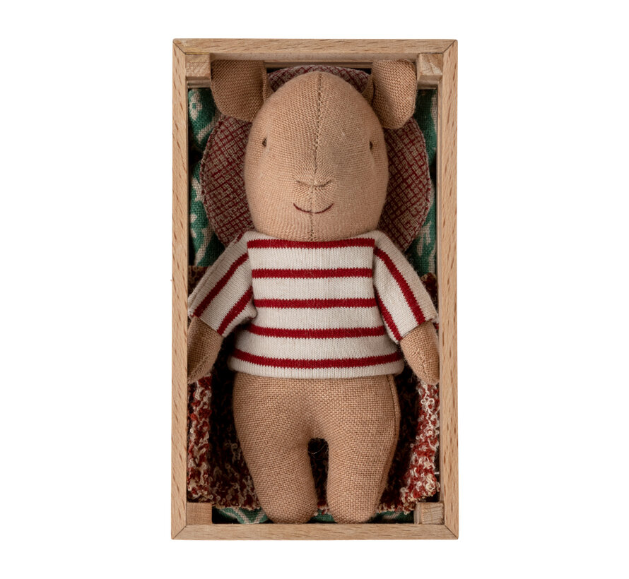 Knuffel Pig in Box Baby Girl 10cm