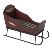 Maileg Sleigh, Mini - Red