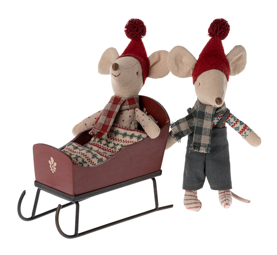 Sleigh, Mouse - Red