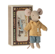 Maileg Big Brother Mouse in Matchbox