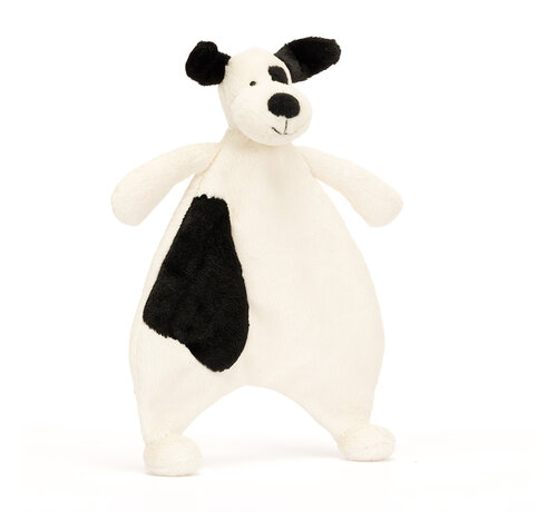 Jellycat Black&Cream Puppy Comforter