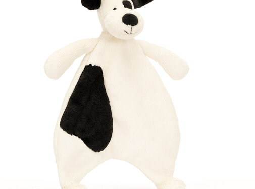 Jellycat Black&Cream Puppy Comforter