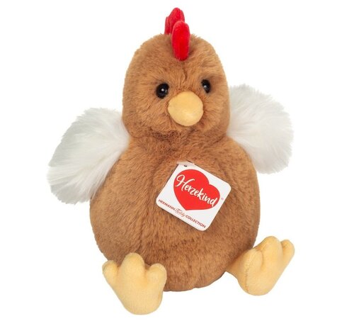 Hermann Teddy Soft Toy Chicken 18cm