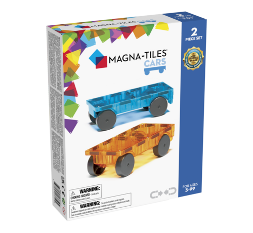 Magna-Tiles Cars 2 pcs Blauw Set