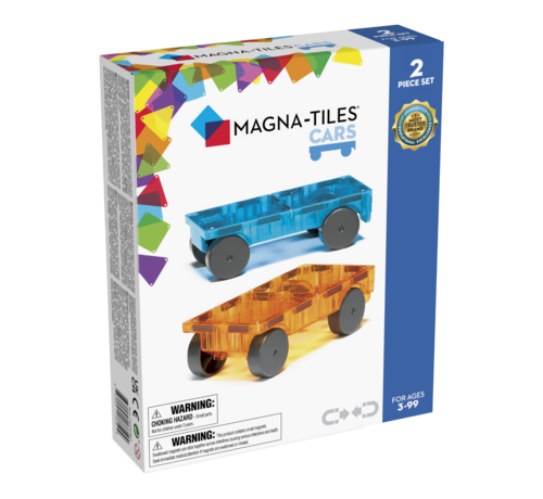 Magna-Tiles Cars 2 pcs Blue Set