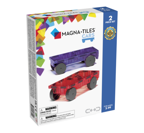 Magna-Tiles Cars 2 pcs Paars Set