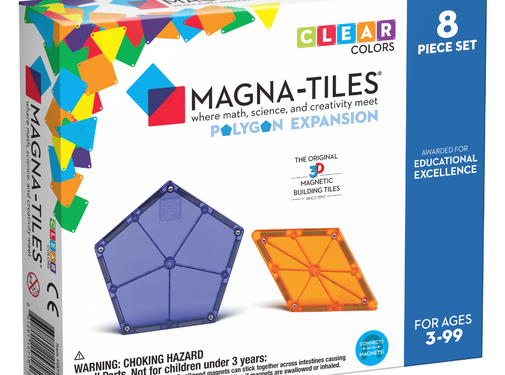 Magna-Tiles Polygons 8 pcs Expansion Set