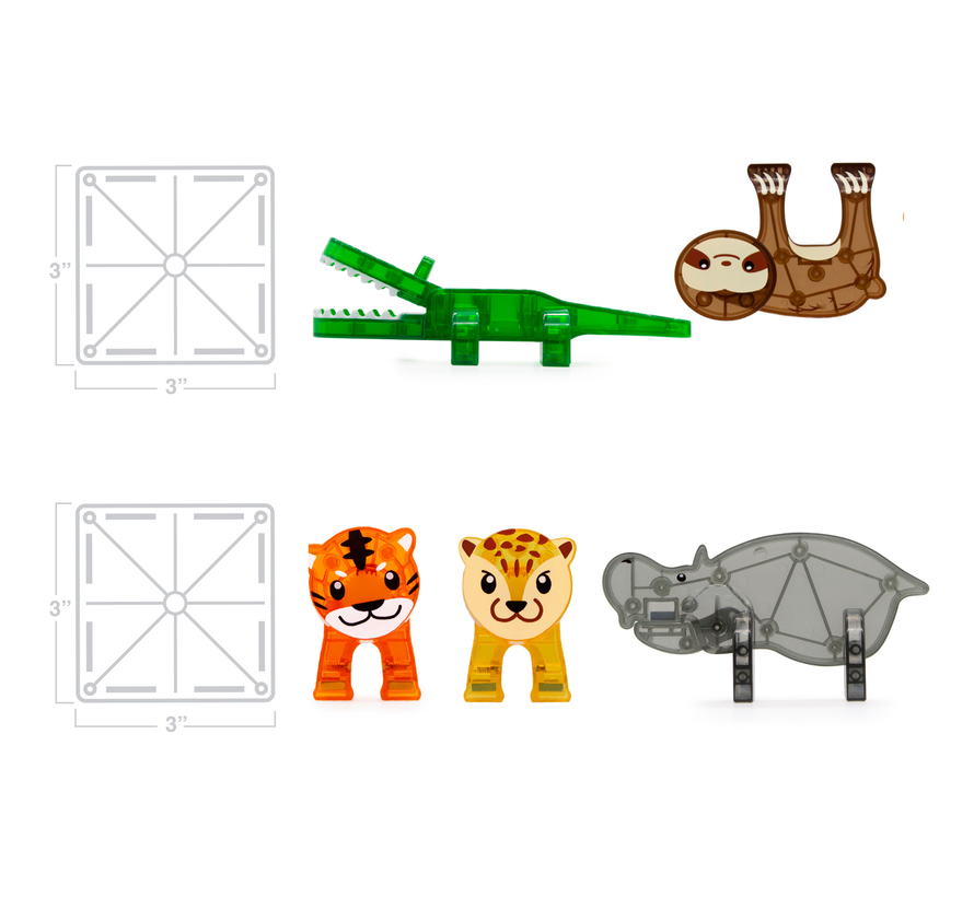 Jungle Animals 25 pcs Set