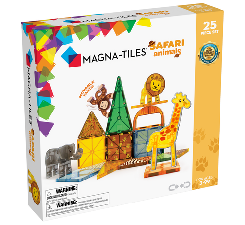 Magna-Tiles Safari Animals 25 pcs Set