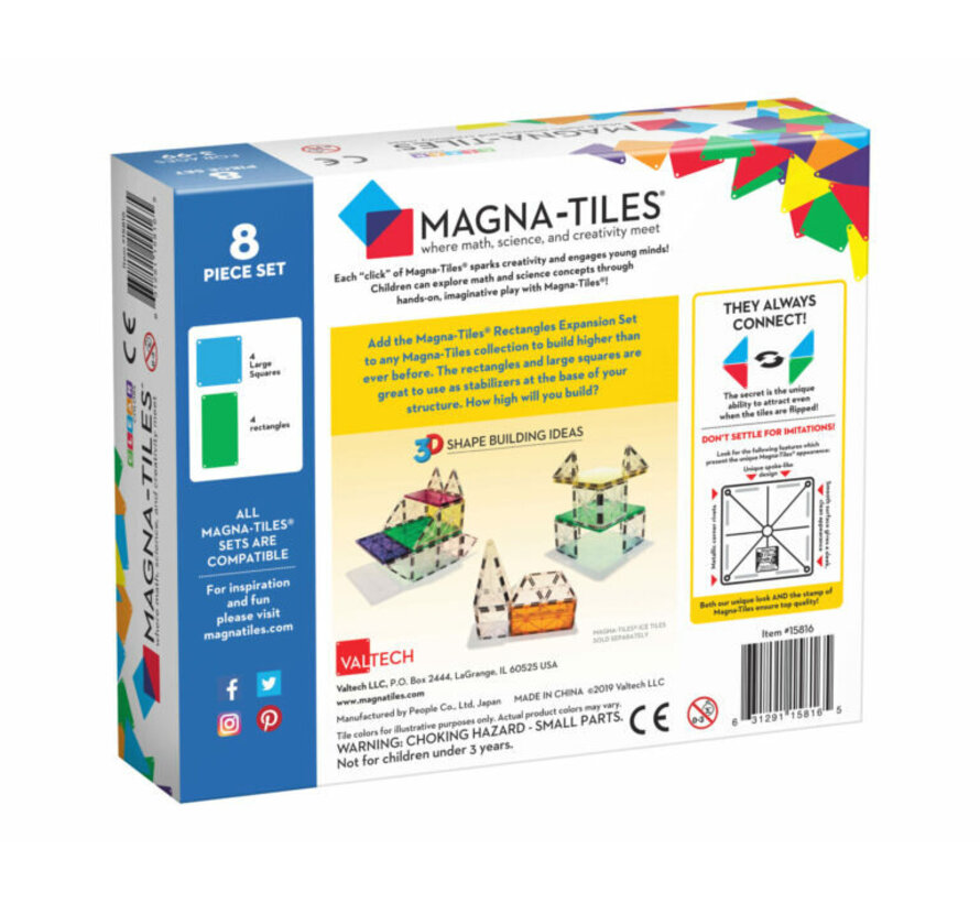 Rectangles 8 pcs Expansion Set