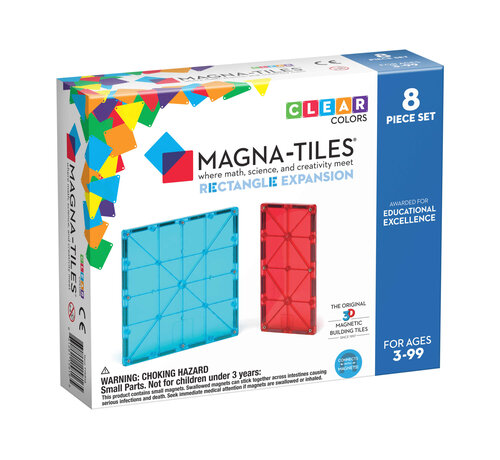 Magna-Tiles Rectangles 8 pcs Expansion Set