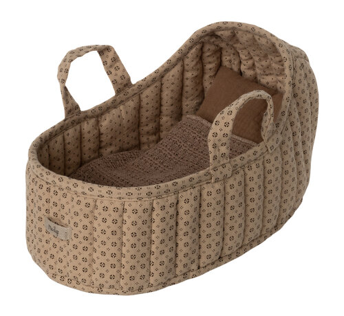 Maileg Carry cot, Large ­ Sand
