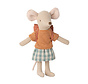 Tricycle Mouse Grote Zus met Rugzak Old Rose