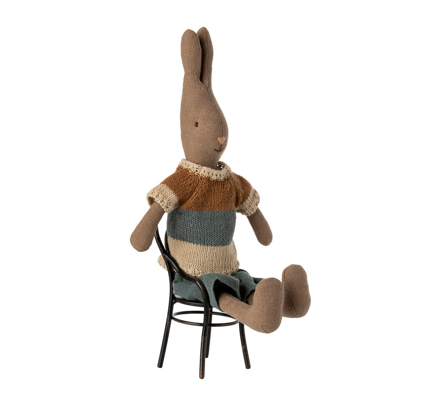 Knuffel Rabbit Size 2 Bruin met Shirt en Short 29cm