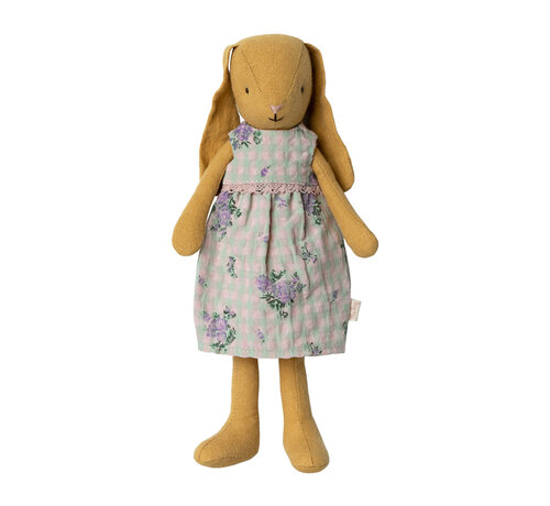 Maileg Bunny Size 2 Dusty Yellow Dress 23cm