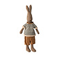 Knuffel Rabbit Size 1 Bruin met Shirt en Short 25cm