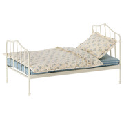 Maileg Metalen Poppenbed Mini Blauw