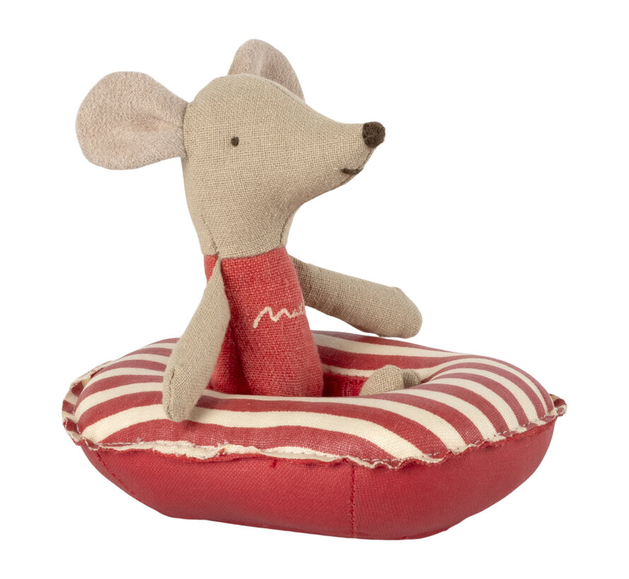 Rubber boat, Small mouse - Red stripe