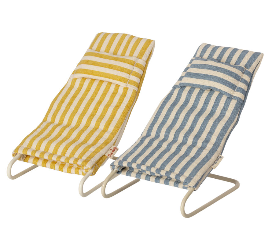 Strandstoelen set 2-delig