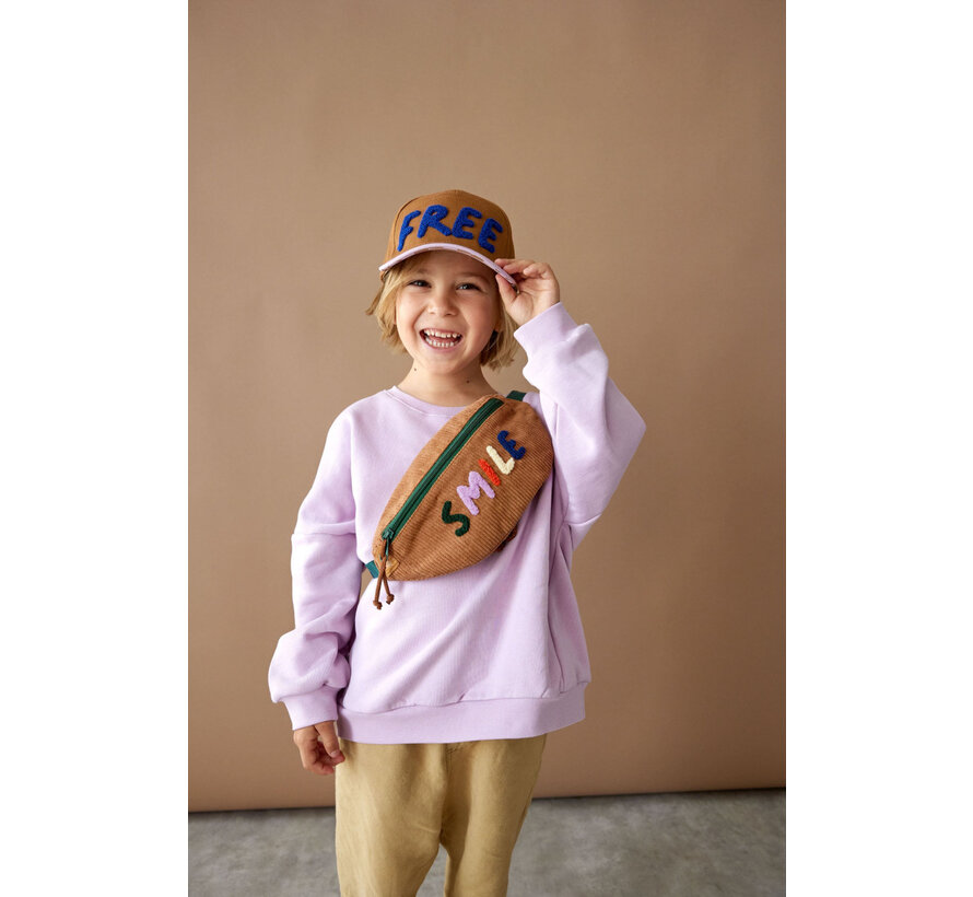 Kids Skater Cap Little Gang Free Caramel/Lilac