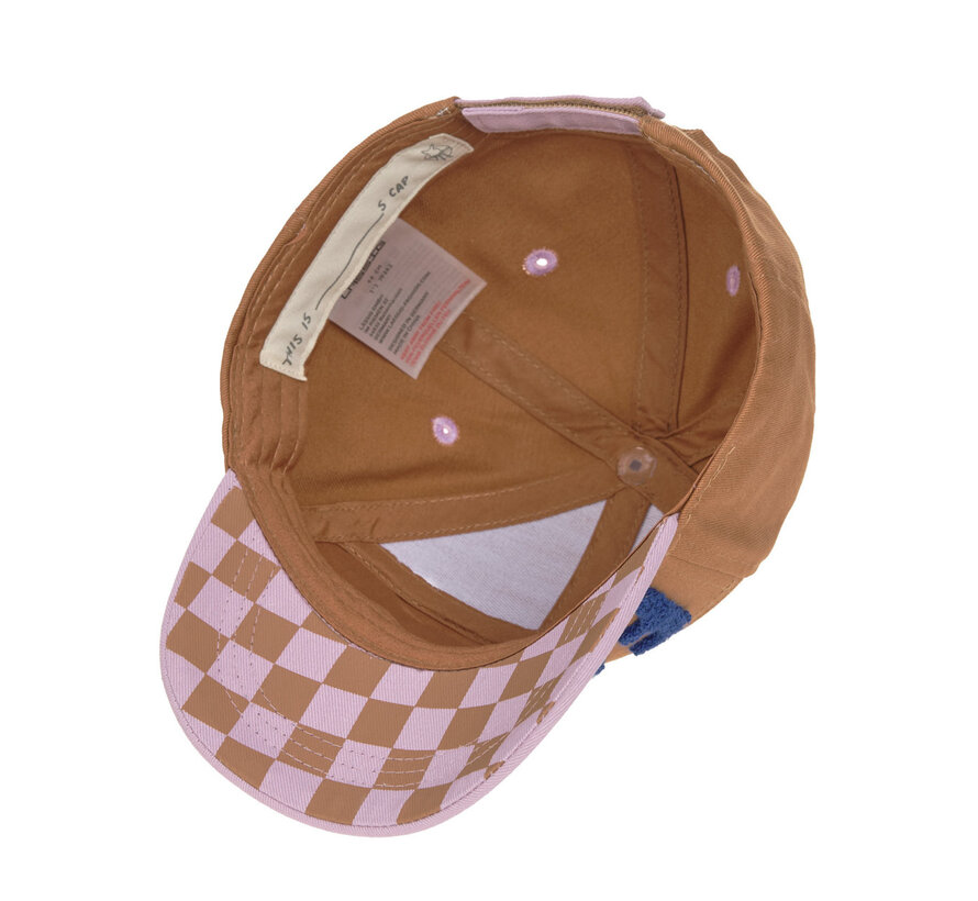 Kids Skater Cap Little Gang Free Caramel/Lilac