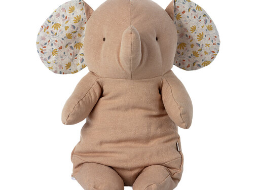 Maileg Knuffelolifant Safari Friends Medium Powder