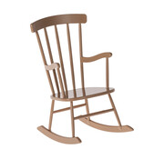 Maileg Rocking chair, Mini - Dark powder